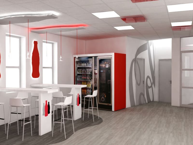 Coca-Cola workplace branding by GLIMMA